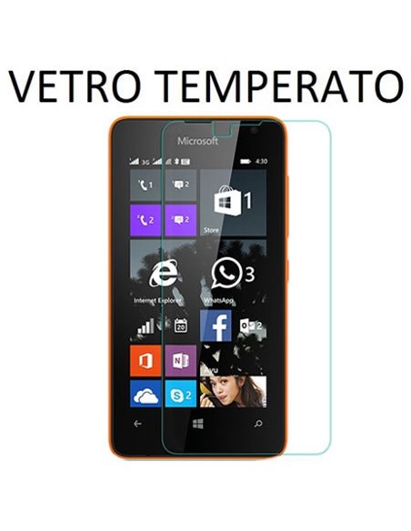 PELLICOLA PROTEGGI DISPLAY VETRO TEMPERATO 0,33mm per MICROSOFT LUMIA 430 DUAL SIM