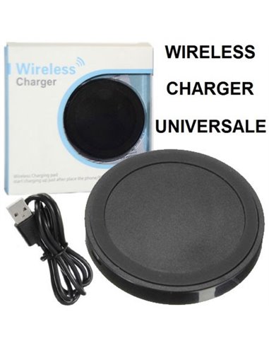 TRAVEL CASA WIRELESS 5W COMPATIBILE CON TUTTI I DISPOSITIVI DOTATI DI TECNOLOGIA QI COLORE NERO CONFEZIONATO IN BLISTER