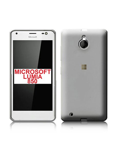 CUSTODIA GEL TPU SILICONE TRASPARENTE per MICROSOFT LUMIA 850