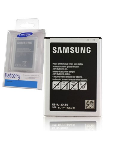 BATTERIA ORIGINALE SAMSUNG EB-BJ120CBE per SM-J120 GALAXY J1 2016 - 2050 mAh LI-ION BLISTER