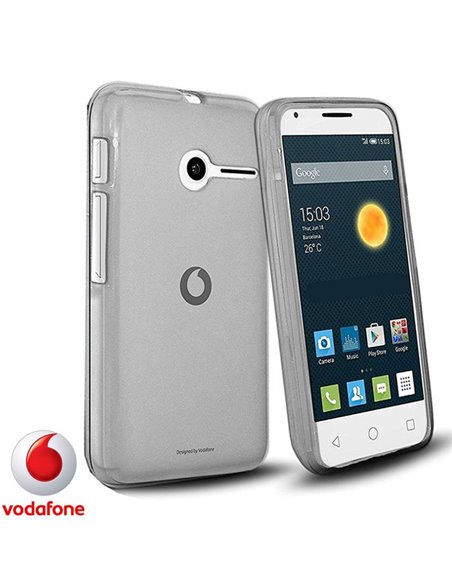 CUSTODIA GEL TPU SILICONE TRASPARENTE per VODAFONE SMART FIRST 6, VF695