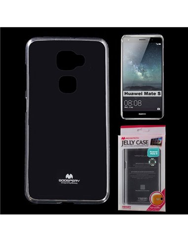 CUSTODIA per HUAWEI MATE S IN GEL TPU SILICONE TRASPARENTE ALTA QUALITA' MERCURY BLISTER