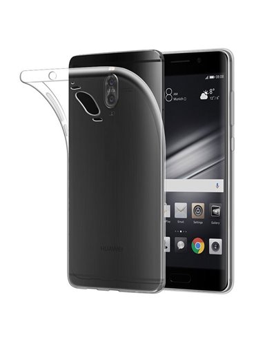 CUSTODIA per HUAWEI MATE 9 PRO, MATE 9 PORSCHE IN GEL TPU SILICONE TRASPARENTE