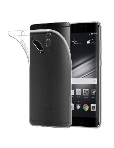 CUSTODIA per HUAWEI MATE 9 PRO, MATE 9 PORSCHE IN GEL TPU SILICONE TRASPARENTE