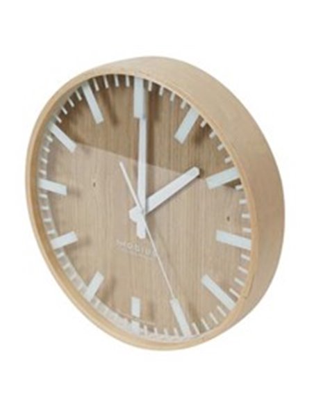 OROLOGIO DA PARETE COLLEZIONE YESTERDAY DIMENSIONI 31.3 x 31.3 x 5 CM COLORE LEGNO OMEGA