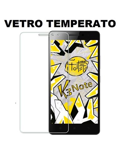 PELLICOLA per LENOVO VIBE K3 NOTE (K50-t5) PROTEGGI DISPLAY VETRO TEMPERATO 0,33mm