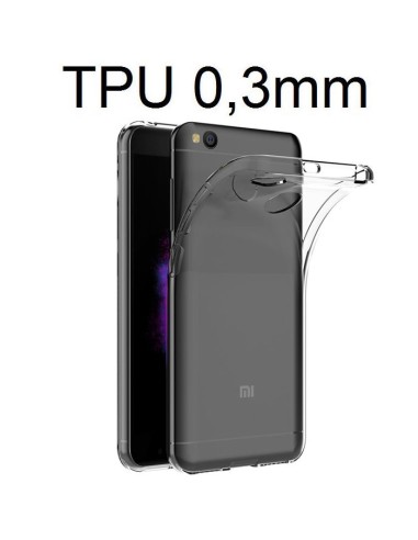 CUSTODIA per XIAOMI REDMI 4X IN GEL TPU SILICONE ULTRA SLIM 0,3mm TRASPARENTE