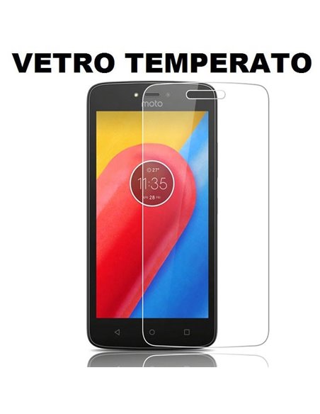 PELLICOLA per MOTOROLA MOTO C, MOTO C DUAL SIM - PROTEGGI DISPLAY VETRO TEMPERATO 0,33mm