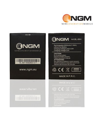 BATTERIA ORIGINALE NGM BL-89 per YOU COLOR E501 2000 mAh LI-ION BULK