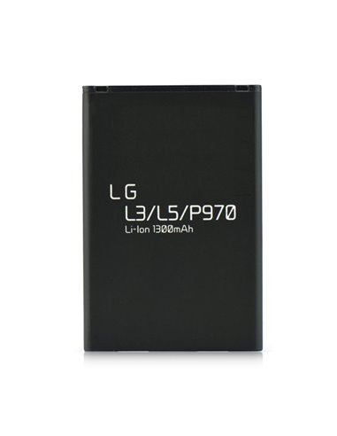 BATTERIA per LG P970 OPTIMUS BLACK, E400 OPTIMUS L3, E610 OPTIMUS L5 - 1300 mAh Li-ion SEGUE COMPATIBILITA'..