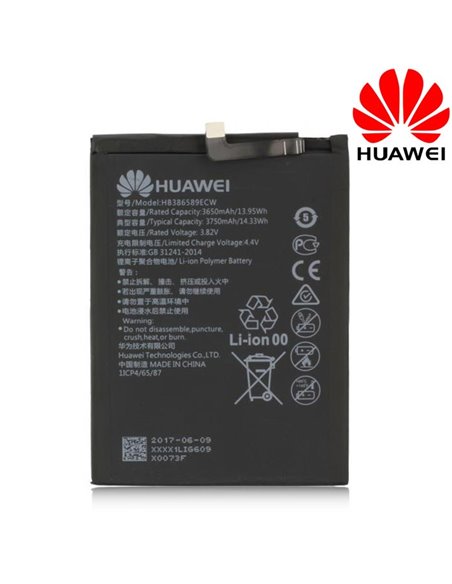 BATTERIA ORIGINALE HUAWEI HB386589ECW per HUAWEI MATE 20 LITE, P10 PLUS, HONOR VIEW 10, HONOR PLAY, NOVA 3 - 3750 mAh LI-ION BUL