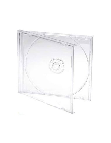 CUSTODIA PORTA CD/DVD CON COPERTURA TRASPARENTE