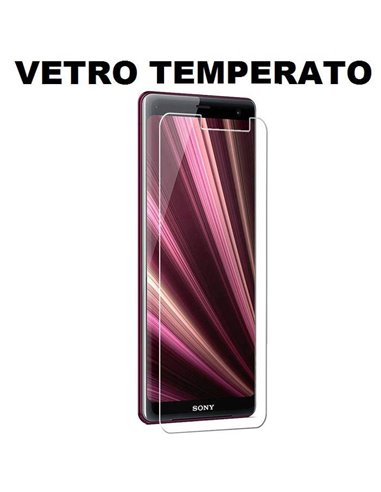 PELLICOLA per SONY XPERIA XZ3 - VETRO TEMPERATO 0,3mm - ATTENZIONE: la parte arrotondata non Ã¨ coperta!