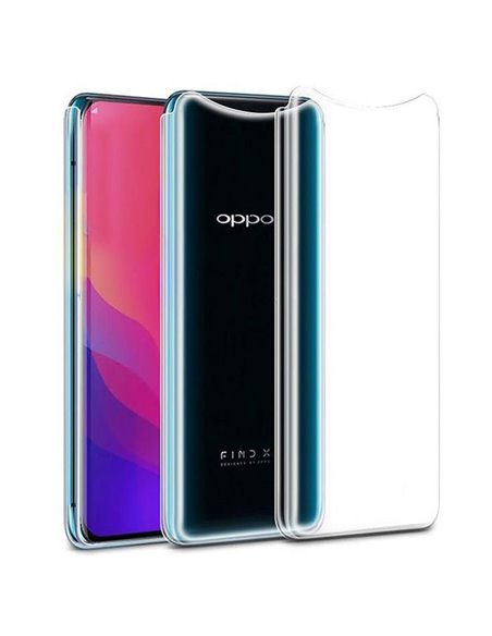 CUSTODIA per OPPO FIND X (6.42') - IN GEL TPU SILICONE TRASPARENTE