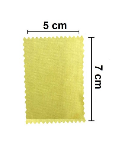 PANNETTO PULISCI DISPLAY per SMARTPHONE E TABLET IN MICROFIBRA MISURE 5 X 7CM COLORE GIALLO