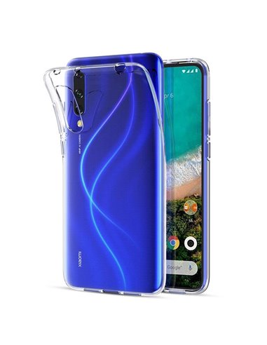 CUSTODIA per XIAOMI MI 9 LITE, MI CC9 (6.39') IN GEL TPU SILICONE TRASPARENTE