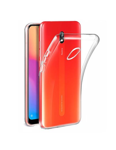 CUSTODIA per XIAOMI REDMI 8A IN GEL TPU SILICONE TRASPARENTE