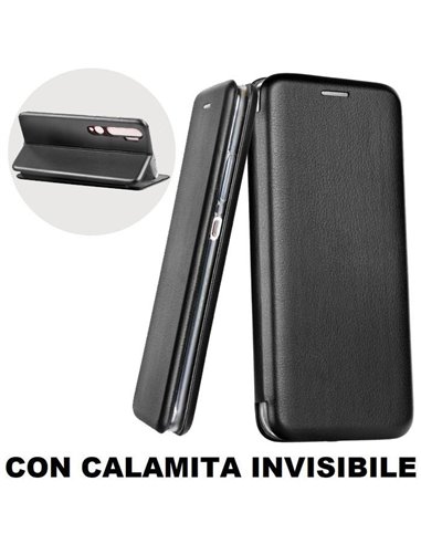 CUSTODIA per XIAOMI MI NOTE 10, MI NOTE 10 PRO, MI CC9 PRO - FLIP ORIZZONTALE CON INTERNO IN TPU E CHIUSURA MAGNETICA INVISIBILE