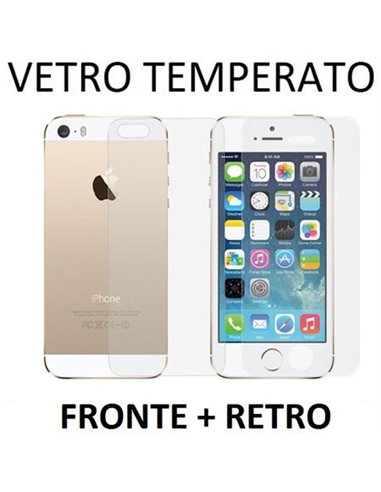 PELLICOLA PROTEGGI DISPLAY VETRO TEMPERATO 0,33mm per APPLE IPHONE 6 PLUS, IPHONE 6S PLUS 5.5' POLLICI FRONTE + RETRO