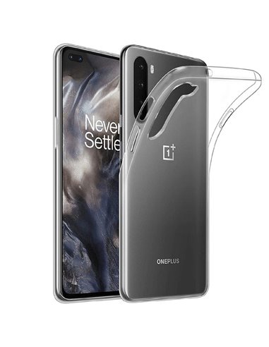 CUSTODIA per ONEPLUS NORD IN GEL TPU SILICONE TRASPARENTE