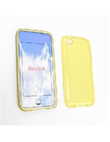 CUSTODIA GEL TPU SILICONE per APPLE IPOD TOUCH 4Âª GENERAZIONE COLORE GIALLO