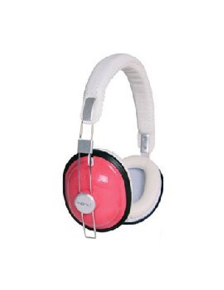 CUFFIE STEREO CON JACK 3,5mm E MICROFONO MODELLO AVIATOR APPROX COLORE ROSA