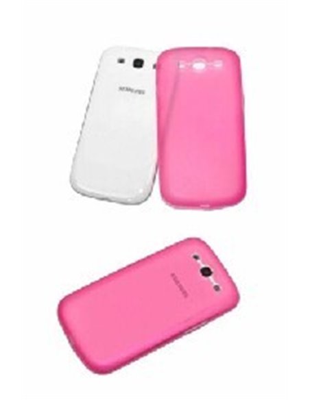 CUSTODIA RIGIDA SOTTILE SLIM per SAMSUNG I9300 Galaxy S3, I9305 Galaxy S3 LTE 4G COLORE ROSA