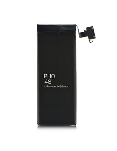 BATTERIA COMPATIBILE per APPLE IPHONE 4S 1430 mAh LI-ION + FLAT CABLE E CONNETTORE