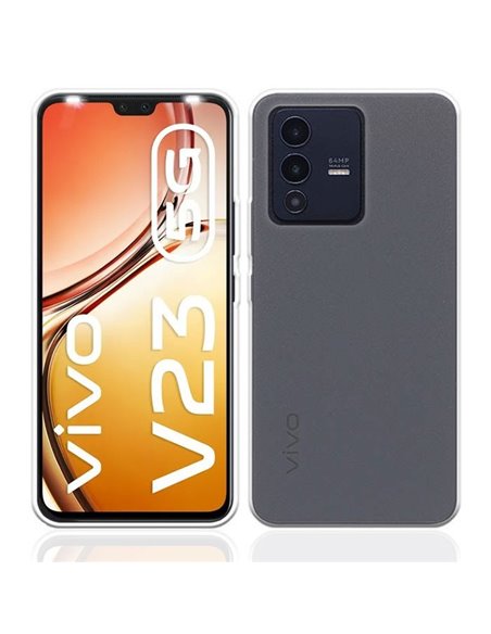 CUSTODIA per VIVO V23 5G IN GEL TPU SILICONE TRASPARENTE