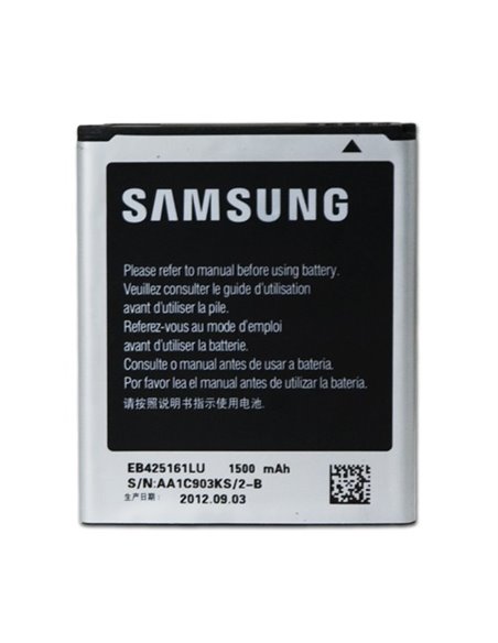 BATTERIA ORIGINALE SAMSUNG EB425161LU per I8160 GALAXY ACE 2, S7562 GALAXY S DUOS, S7560 GALAXY TREND 1500 mAh LI-ION BULK