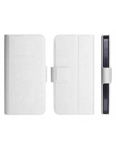 CUSTODIA FLIP ORIZZONTALE SLIM per HTC ONE X, ONE X+ CON STAND E CHIUSURA MAGNETICA COLORE BIANCO