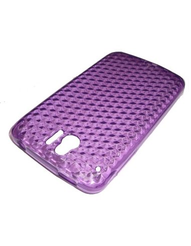 CUSTODIA GEL TPU SILICONE per ALCATEL ONE TOUCH 991, OT-991 COLORE VIOLA