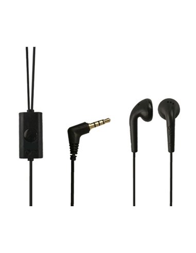 AURICOLARE STEREO ORIGINALE LG SGEY0003744 per GW880, GW300, P500 OPTIMUS ONE ATTACCO 3,5mm CON TASTO DI RISPOSTA BULK