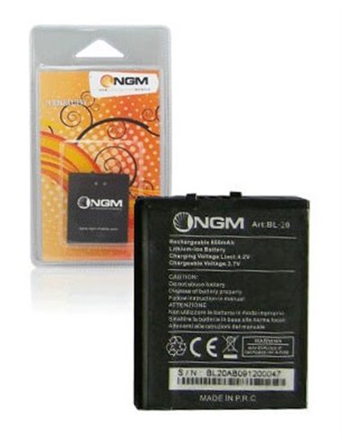 BATTERIA ORIGINALE NGM BL-20 per PIXY 650mAh LI-ION BLISTER