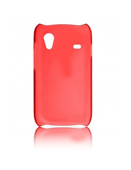 CUSTODIA BACK RIGIDA SLIM DA 0,35mm per SAMSUNG S5830 GALAXY ACE COLORE ROSSO