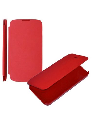 CUSTODIA ORIZZONTALE FLIP COVER per SONY XPERIA U ST25I COLORE ROSSO