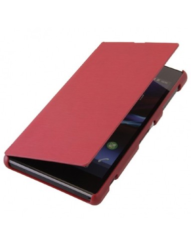 CUSTODIA FLIP ORIZZONTALE per SONY XPERIA Z1, C6902, C6903, C6906, C6943, L39H, HONAMI COLORE ROSSO