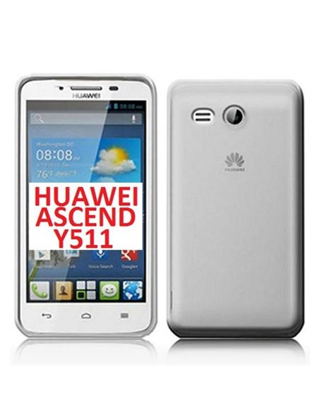 CUSTODIA GEL TPU SILICONE TRASPARENTE per HUAWEI ASCEND Y511