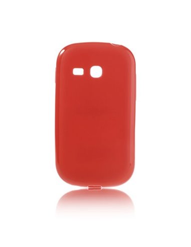 CUSTODIA GEL TPU SILICONE per SAMSUNG S6790 GALAXY FAME LITE, S6792 GALAXY FAME LITE DUOS COLORE ROSSO