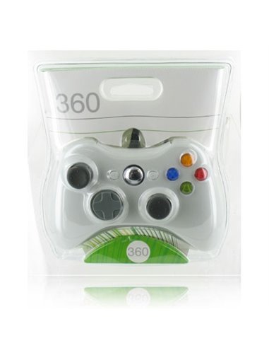 JOYSTICK PER MICROSOFT XBOX 360 CON FILO COLORE BIANCO