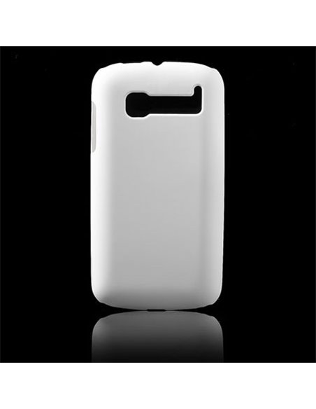 CUSTODIA BACK RIGIDA per ALCATEL ONE TOUCH POP C5 COLORE BIANCO