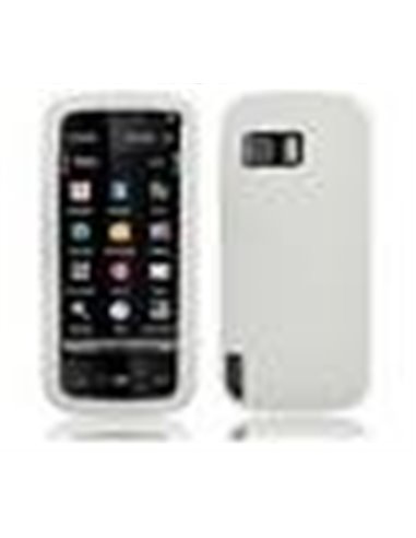 CUSTODIA SILICONE per NOKIA 5800 COLORE BIANCO