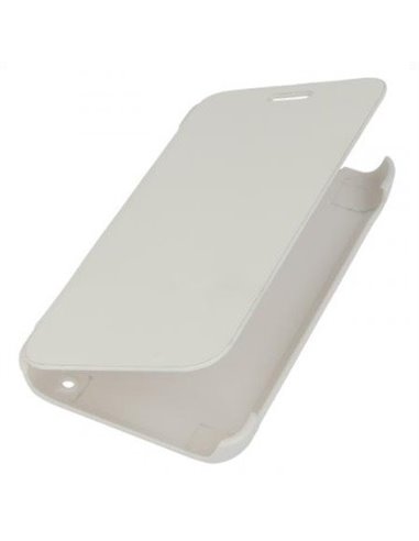 CUSTODIA FLIP ORIZZONTALE ULTRA SLIM per LG G2 MINI COLORE BIANCO (NO RIMOZIONE COVER)