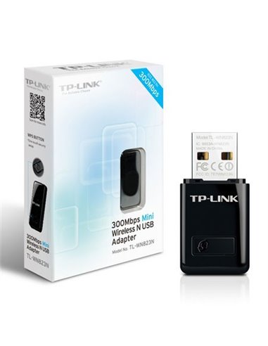 MINI SCHEDA DI RETE WIRELESS N 300 Mbps USB COLORE NERO TL-WN823N TP-LINK