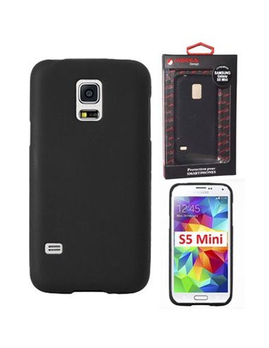 CUSTODIA GEL TPU SILICONE per SAMSUNG G800 GALAXY S5 MINI COLORE NERO ALTA QUALITA' MOCCA BLISTER