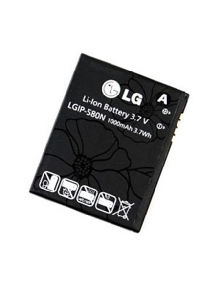 BATTERIA ORIGINALE LG LGIP-580N per GM730 EIGEN, GT500 PUCCINI 1000mAh LI-ION BLISTER SEGUE COMPATIBILITA'..
