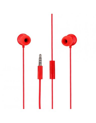 AURICOLARE STEREO ORIGINALE NOKIA WH-208 per LUMIA 1320, LUMIA 2520 JACK 3,5mm COLORE ROSSO BULK SEGUE COMPATIBILITA'..